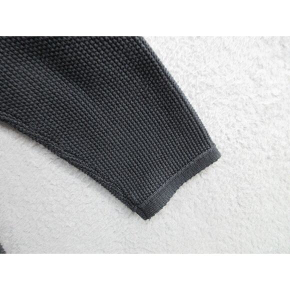 EILEEN FISHER Organic Cotton Silk Blend Open Front Cardigan Women's Small Frayed - Picture 12 of 14